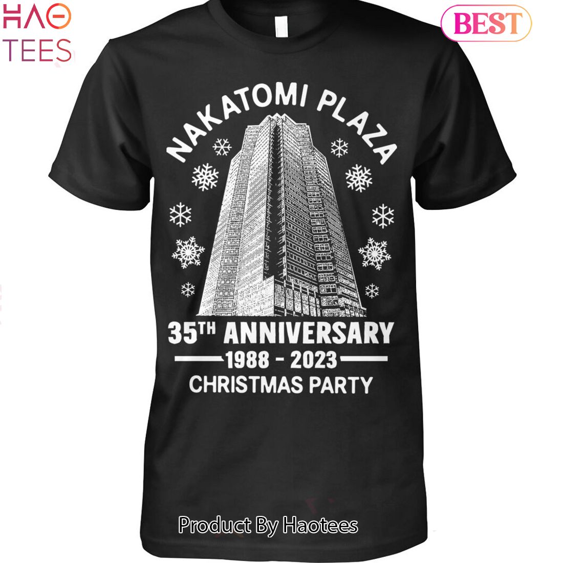 NEW Nakatomi Plaza 35 Anniversary 1988-2023 Christmas Party Unisex T-Shirt NEW Nakatomi Plaza 35 Anniversary 1988-2023 Christmas Party Unisex T-Shirt