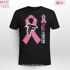 NEW NFL Atlanta Falcons Crush Cancer T-Shirt