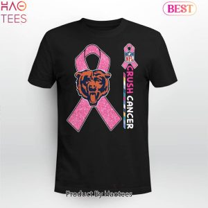 NEW NFL Chicago Bears Crush Cancer T-Shirt