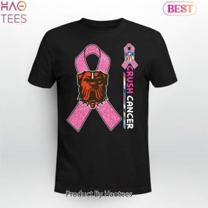 NEW NFL Cleveland Browns Crush Cancer T-Shirt