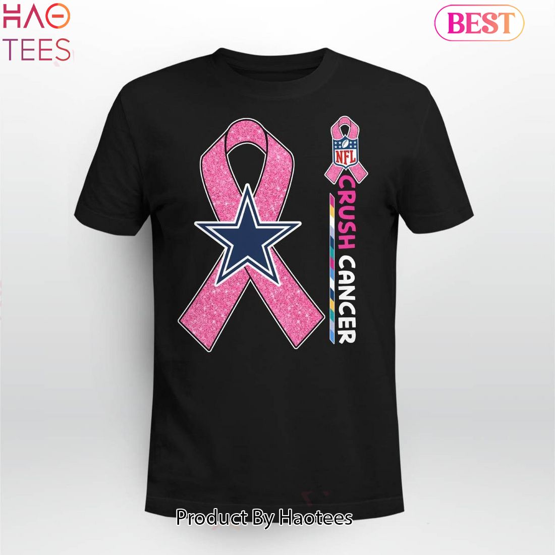 NFL Crush Cancer Dallas Cowboys Shirt, hoodie, sweater, long