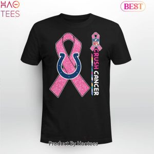 NEW NFL Indianapolis Colts Crush Cancer T-Shirt