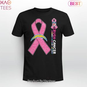 NEW NFL Los Angeles Chargers Crush Cancer T-Shirt