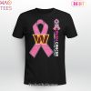 NEW NFL Washington Commanders Crush Cancer T-Shirt