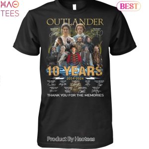 NEW Outlander 10 Years 2014-2024 Thank You For The Memories Unisex T-Shirt