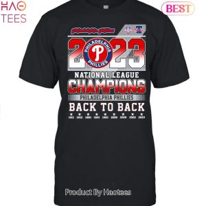 NEW Philadelphia Phillies Back2Back NL 2 Sided Unisex T-Shirt