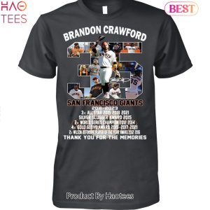 NEW San Francisco Giants Brandon Crawford 2011-2023 Thank You For The Memories Unisex T-Shirt