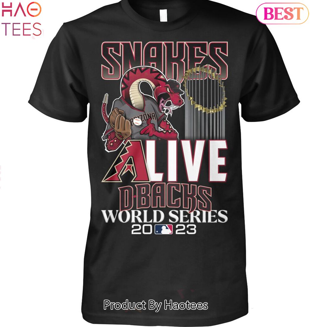 NEW Snakes Alive Arizona Diamondbacks World Series 2023 Unisex T-Shirt