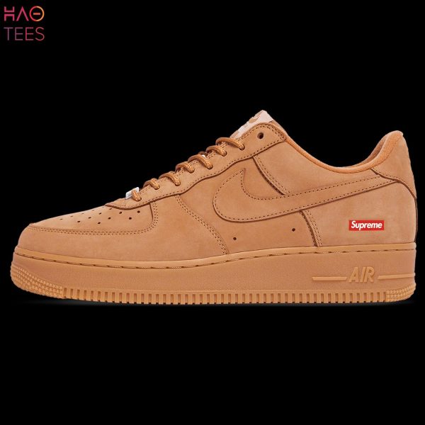 NEW Supreme x Nike Air Force 1 Low SP Flax