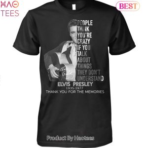 NEW Thank You For The Memories 1935-1977 Elvis Presley Unisex T-Shirt