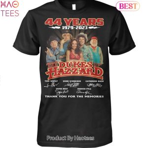NEW The Dukes of Hazzard 44 Years 1979-2023 Thank You For The Memories Unisex T-Shirt
