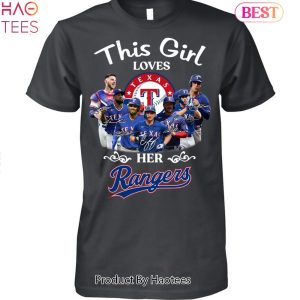NEW This Girl Love Her Texas Rangers Unisex T-Shirt