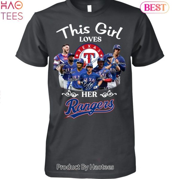 NEW This Girl Love Her Texas Rangers Unisex T-Shirt
