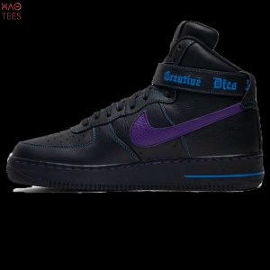NEW Vlone x Air Force 1 High Purple Swoosh Sample