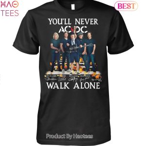 NEW You Will Never AC DC Walk Alone Unisex T-Shirt