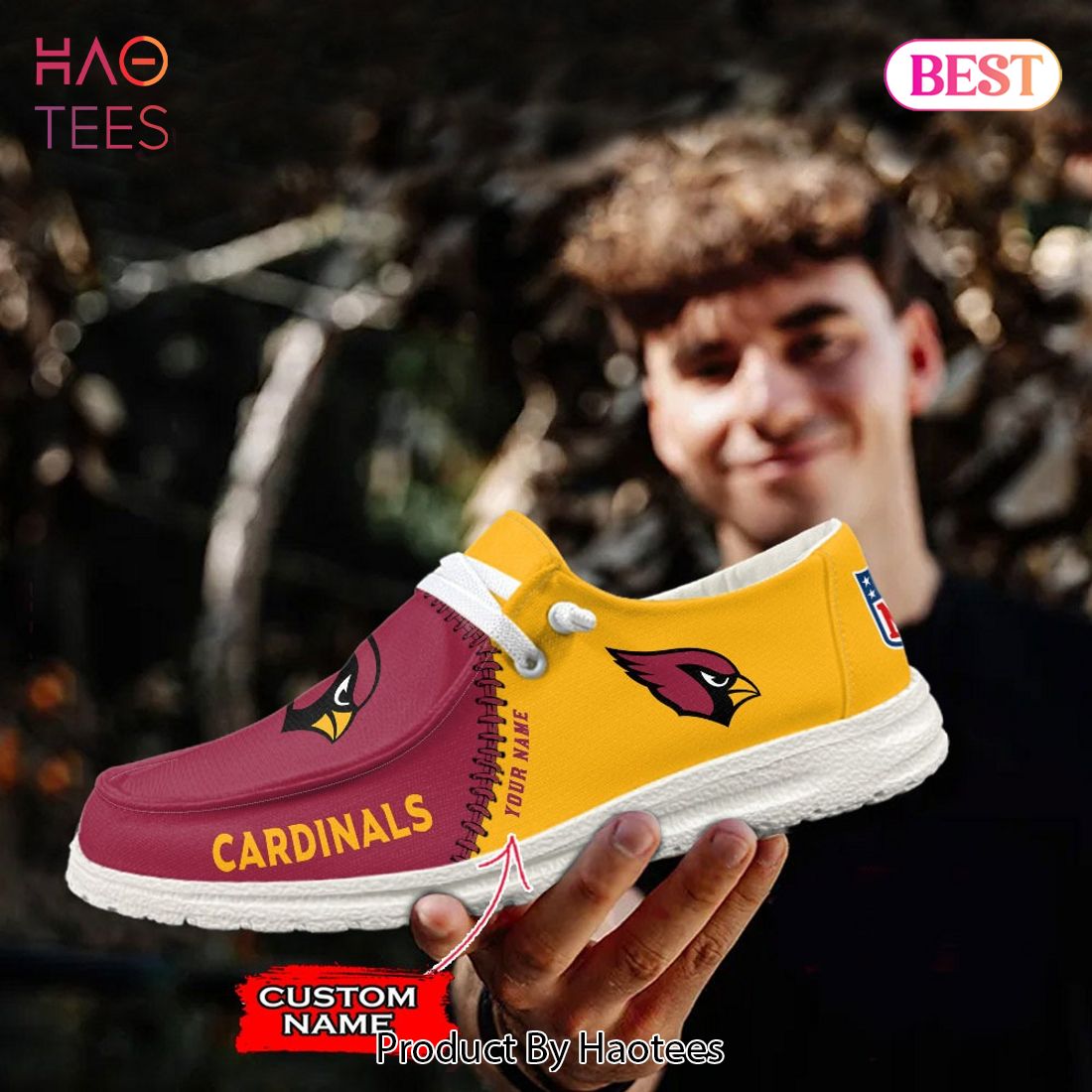 Arizona Cardinals NFL Custom Name Air Jordan 11 Sneakers Shoes For Fans