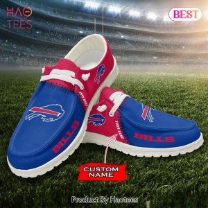 NFL Buffalo Bills Custom Name Hey Dude Shoes