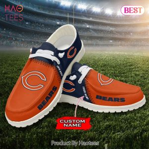 NFL Chicago Bears Custom Name Hey Dude Shoes