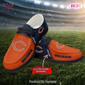 NFL Chicago Bears Custom Name Hey Dude Shoes