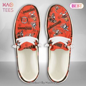 NFL Cleveland Browns – Hey Dude Shoes Custom Name NFL Cleveland Browns – Hey Dude Shoes Custom Name