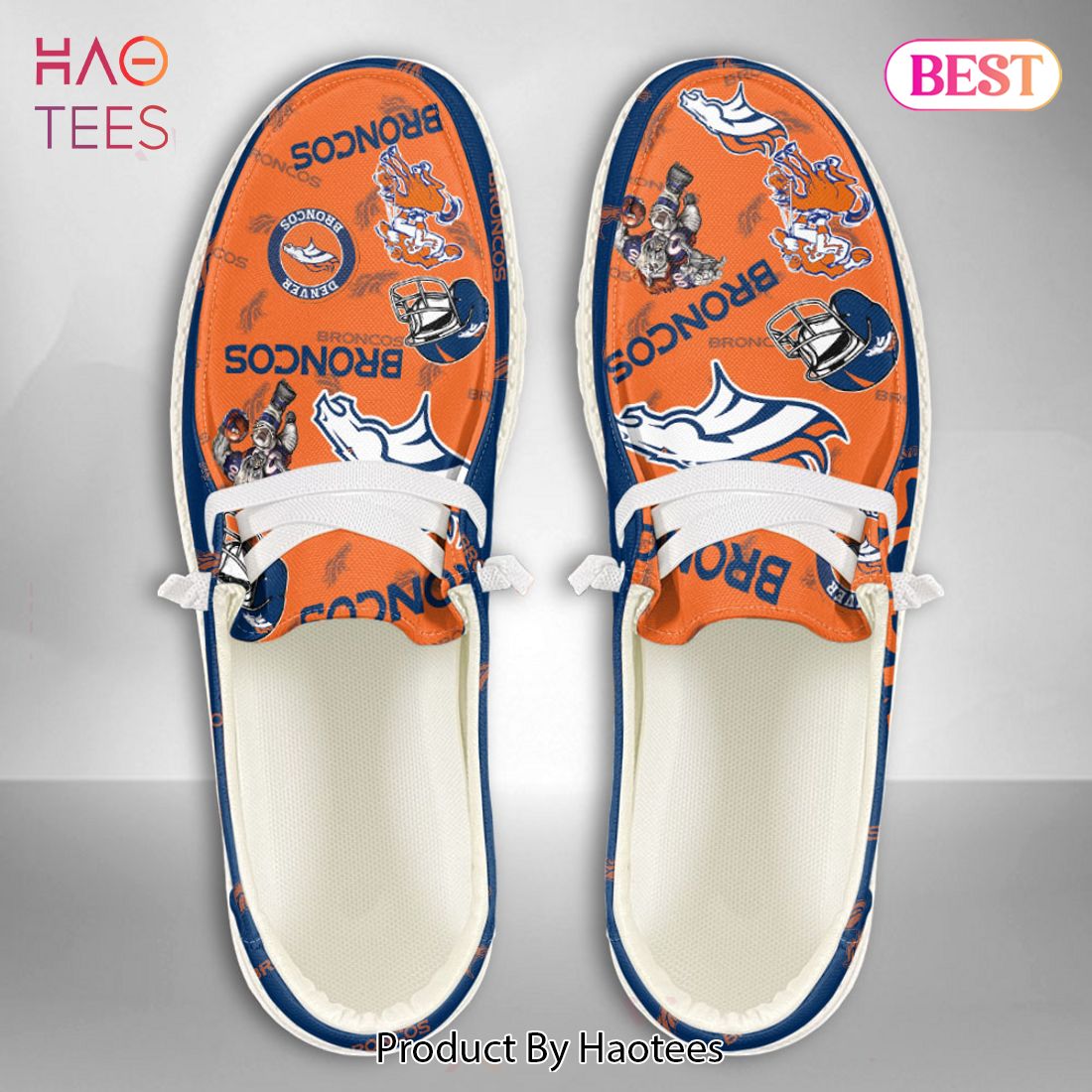 NFL Denver Broncos – Hey Dude Shoes Custom Name