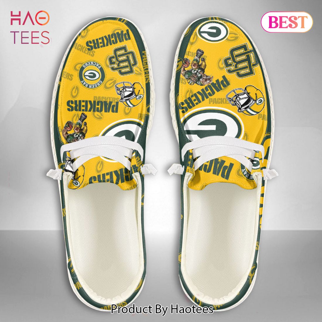 NFL Green Bay Packers - Hey Dude Shoes Custom Name NFL Green Bay Packers - Hey Dude Shoes Custom Name
