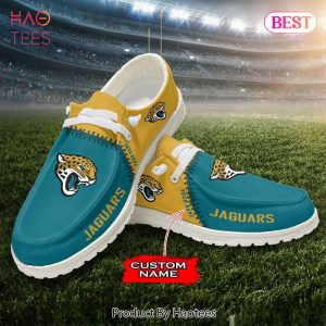 NFL Jacksonville Jaguars Custom Name Hey Dude Shoes
