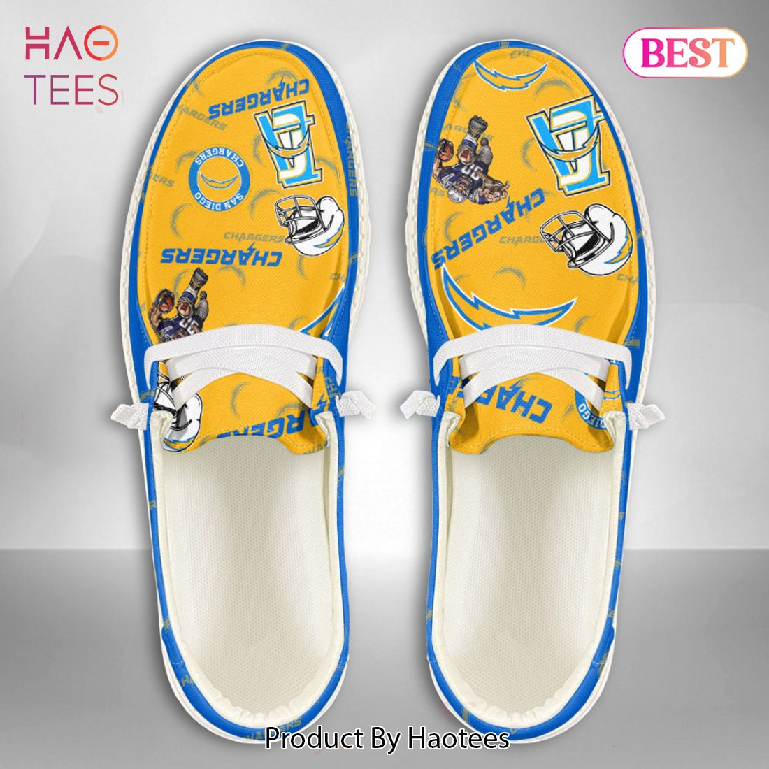 NFL Los Angeles Chargers – Hey Dude Shoes Custom Name