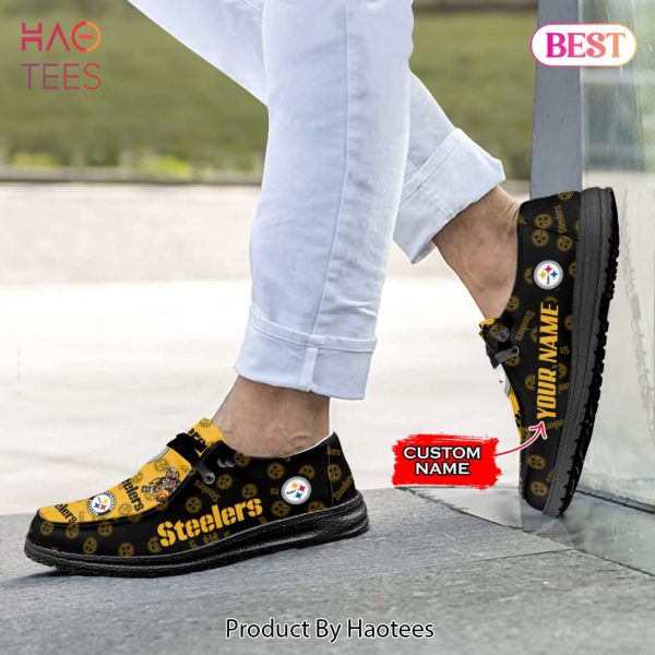 NFL Pittsburgh Steelers – Hey Dude Shoes Custom Name