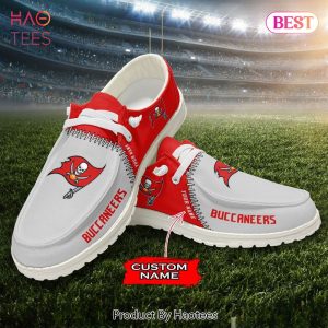NFL Tampa Bay Buccaneers Custom Name Hey Dude Shoes