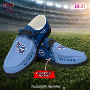NFL Tennessee Titans Custom Name Hey Dude Shoes