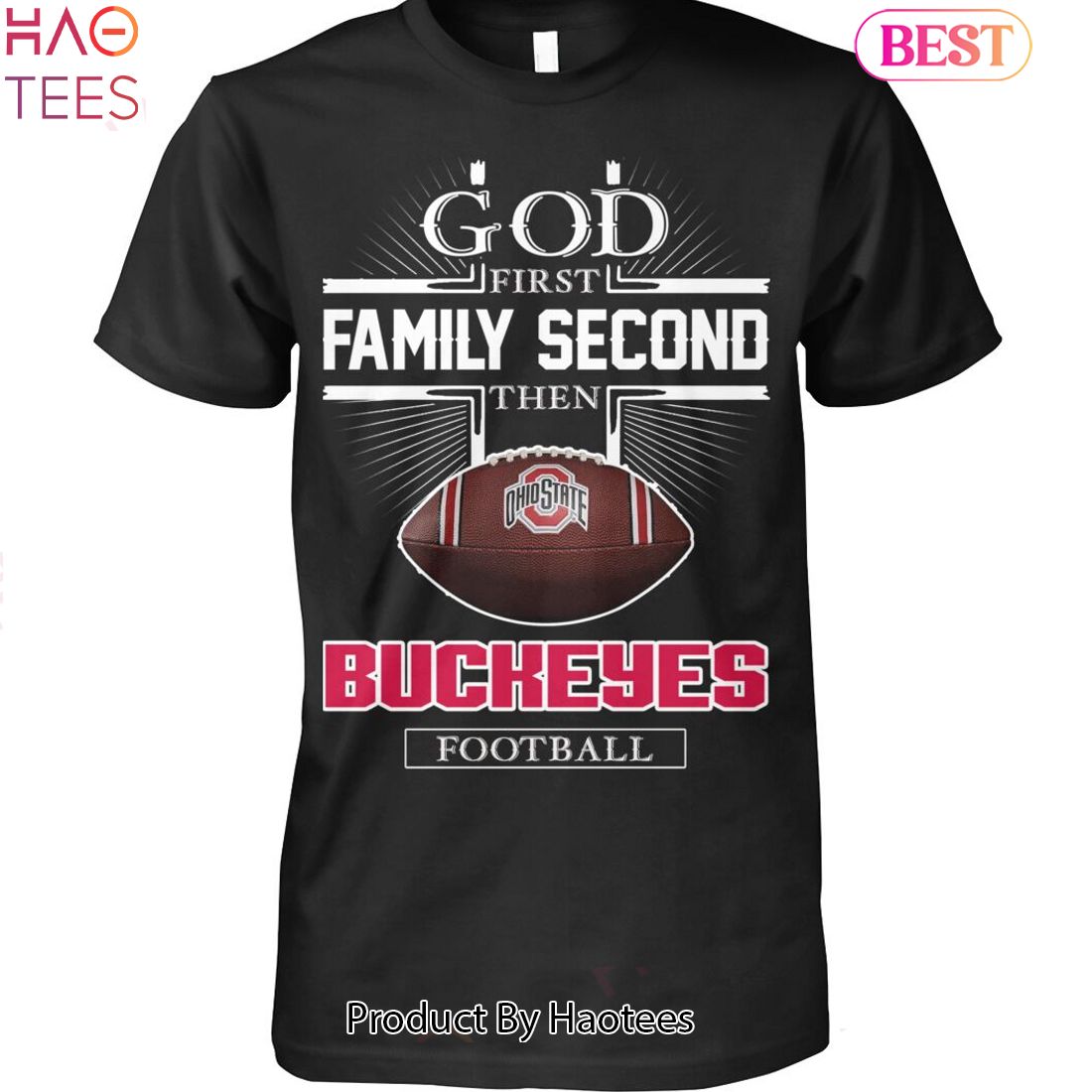 Ohio State Buckeyes My Family Second Unisex T-Shirt