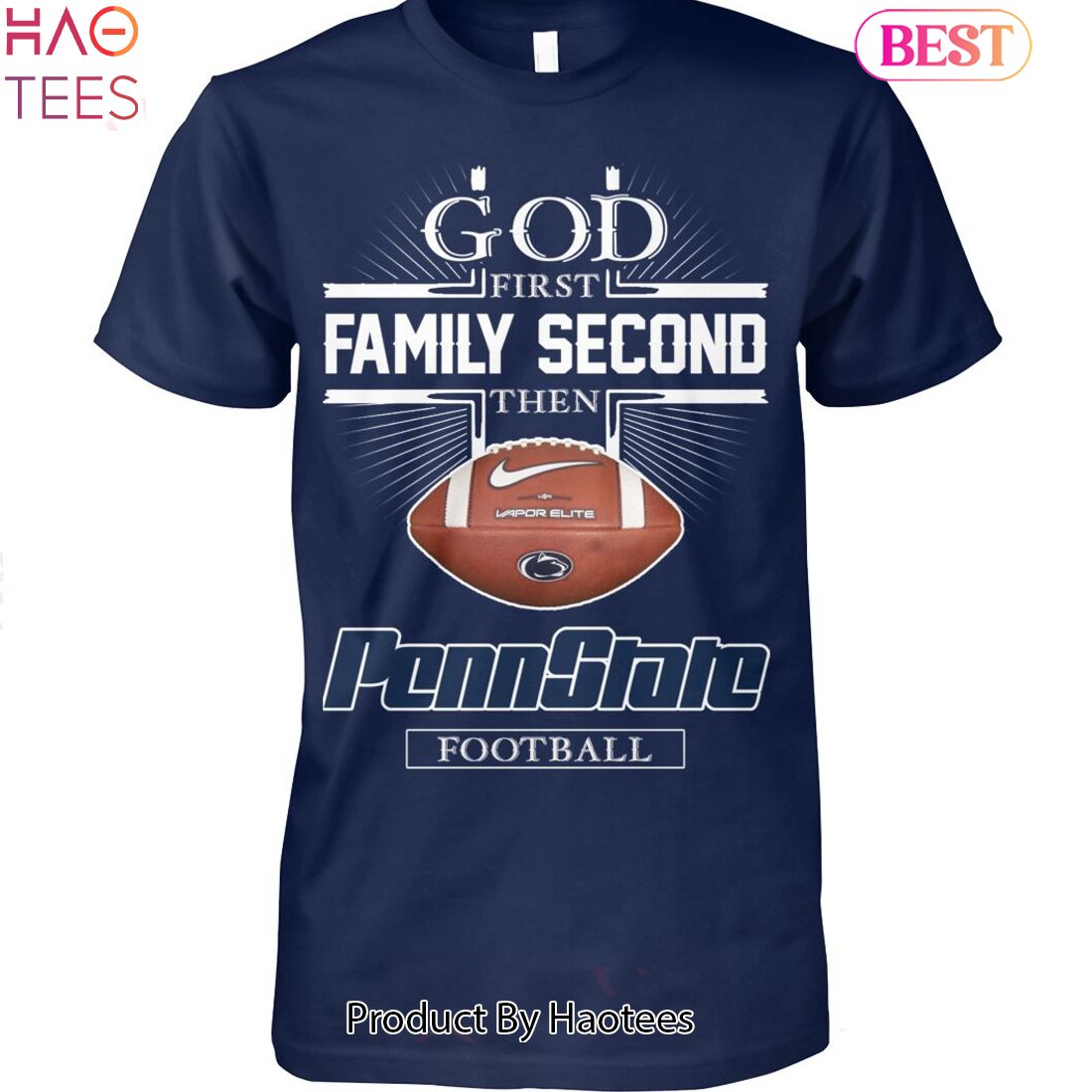 Penn State Nittany Lions My Family Second Unisex T-Shirt