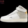 PREMIUM Nike Air Force 1 07 LV8 Multi-Swoosh – Black Crimson Reflective