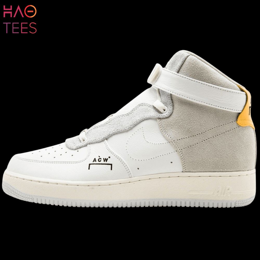 PREMIUM A-COLD-WALL X Nike Air Force 1 High White-Grey Luxury Store