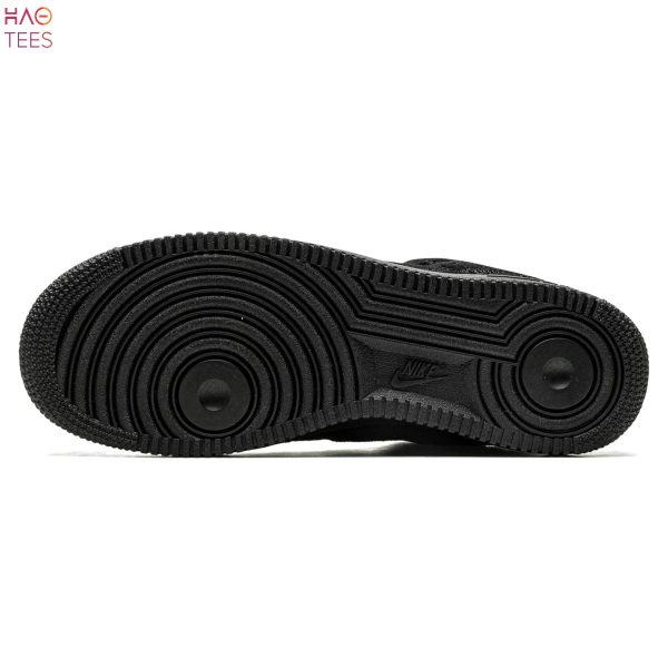 PREMIUM Louis Vuitton Nike Air Force 1 Low By Virgil Abloh Black Anthracite