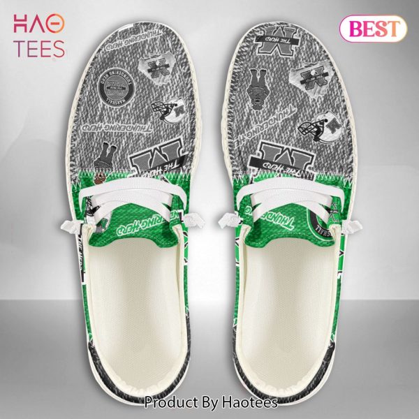 PREMIUM NCAA Hawaii Rainbow Warriors Custom Name Hey Dude Shoes