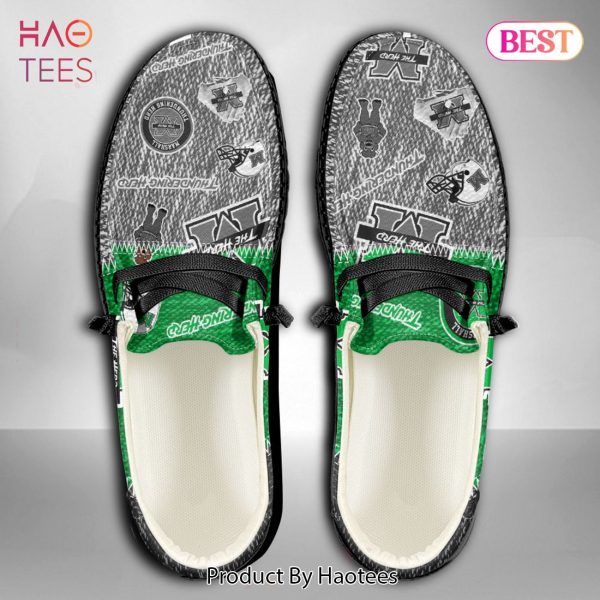 PREMIUM NCAA Hawaii Rainbow Warriors Custom Name Hey Dude Shoes
