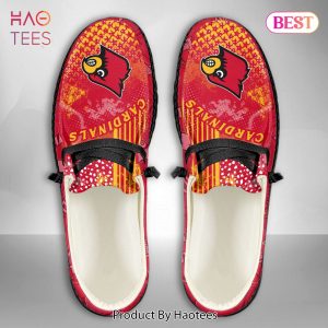 PREMIUM NCAA Louisville Cardinals Custom Name Hey Dude Shoes