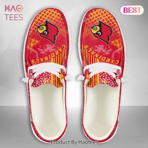 PREMIUM NCAA Louisville Cardinals Custom Name Hey Dude Shoes