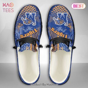 PREMIUM NCAA Memphis Tigers Custom Name Hey Dude Shoes