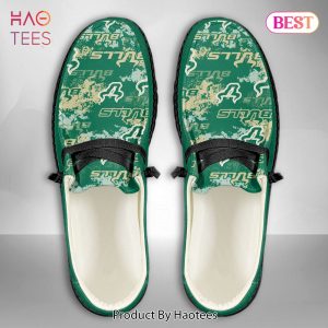 PREMIUM NCAA South Florida Bulls Custom Name Hey Dude Shoes PREMIUM NCAA South Florida Bulls Custom Name Hey Dude Shoes