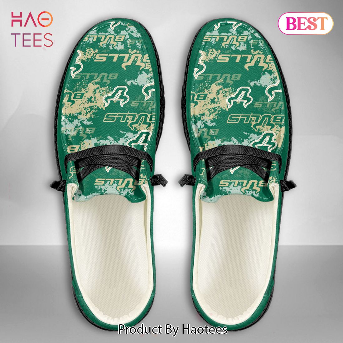 PREMIUM NCAA South Florida Bulls Custom Name Hey Dude Shoes