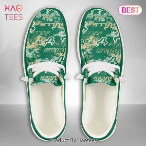 PREMIUM NCAA South Florida Bulls Custom Name Hey Dude Shoes