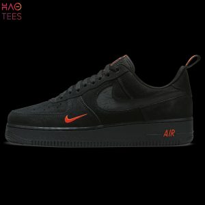 PREMIUM Nike Air Force 1 07 LV8 Multi-Swoosh – Black Crimson Reflective PREMIUM Nike Air Force 1 07 LV8 Multi-Swoosh – Black Crimson Reflective