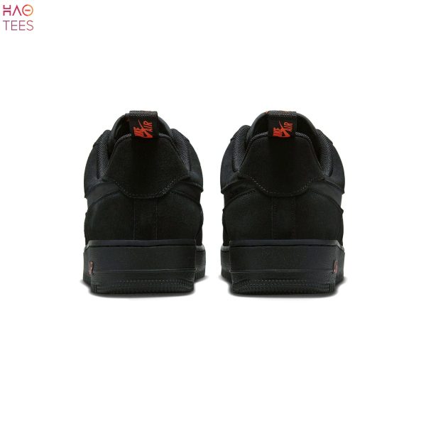 PREMIUM Nike Air Force 1 07 LV8 Multi-Swoosh – Black Crimson Reflective