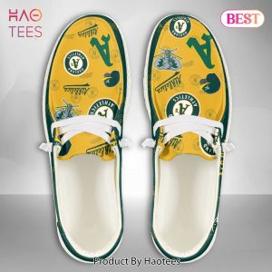 THE BEST MLB Oakland Athletics Custom Name Hey Dude Shoes