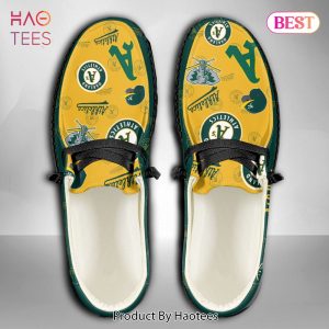 THE BEST MLB Oakland Athletics Custom Name Hey Dude Shoes