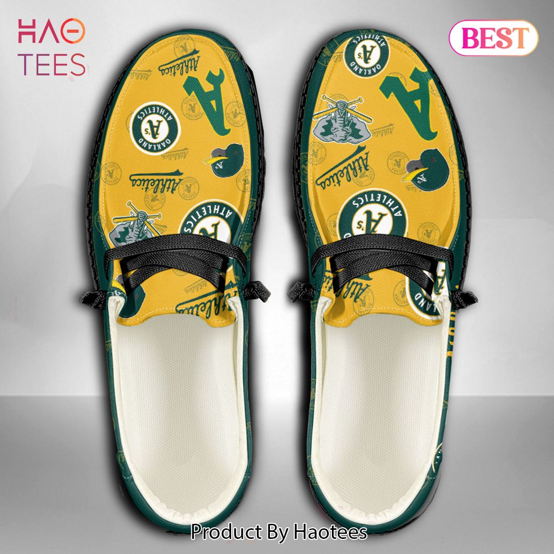 THE BEST MLB Oakland Athletics Custom Name Hey Dude Shoes THE BEST MLB Oakland Athletics Custom Name Hey Dude Shoes