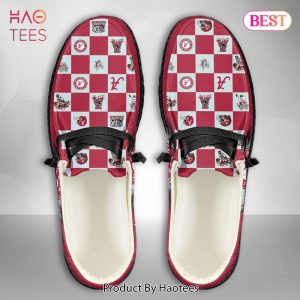 THE BEST NCAA Alabama Crimson Tide Custom Name Hey Dude Shoes Luxury Brand